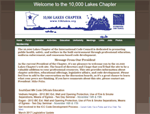 Tablet Screenshot of 10klakes.org